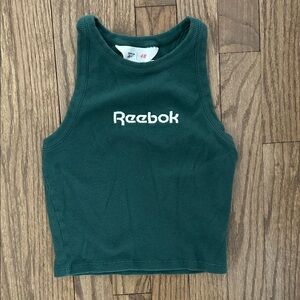 Kids H&M Reebok Green Tank Crop Top - size 12/14